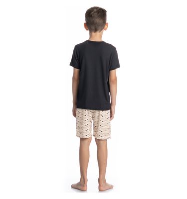 Pijama Curto Masculino Infantil Netuno - Imagem 4 - Mobile