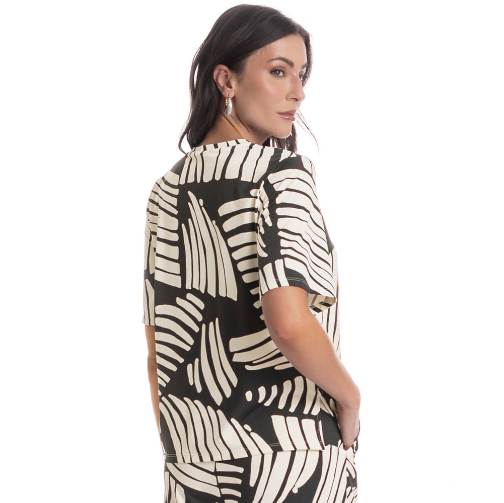 Blusa Ampla Feminina Mistral Preto - Imagem 2