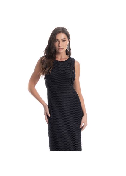 Vestido Longo Regata Arena Preto - Imagem 1