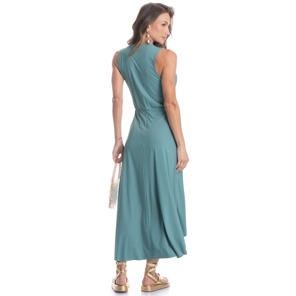 Vestido Midi Com Nó Serena - Imagem 4 - Mobile