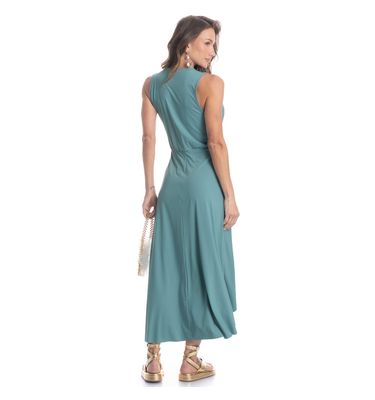 Vestido Midi Com Nó Serena - Imagem 4 - Mobile