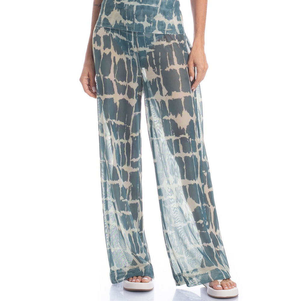 Calça De Tule Salina Azul - Imagem 1