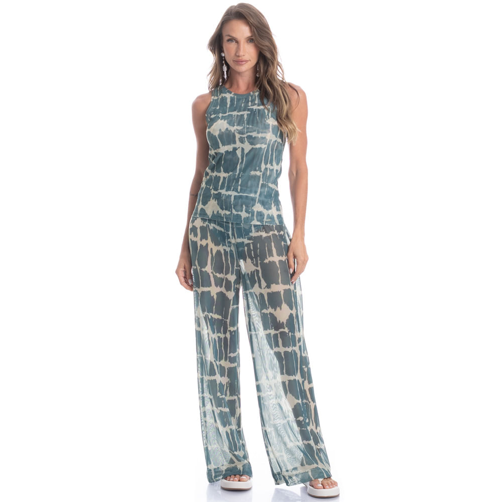 Blusa Feminina De Tule Salina - Imagem 3 - Mobile