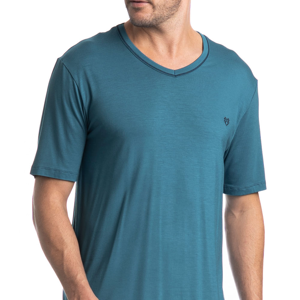 Pijama Masculino Curto Chess Tombini - Imagem 5 - Mobile