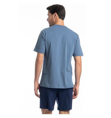 Pijama Masculino Curto Eric Tombini - Imagem 2 - Mobile