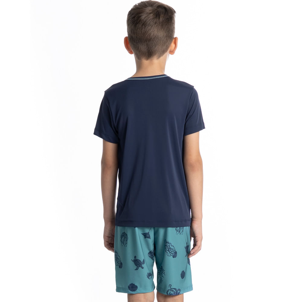 Pijama Masculino Curto Infantil Clóvis Tombini - Imagem 2 - Mobile