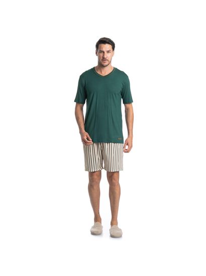 Pijama Masculino Curto Tombini - Imagem 3 - Desktop