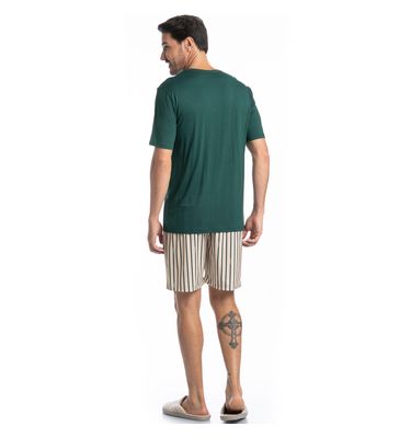 Pijama Masculino Curto Tombini - Imagem 4 - Mobile