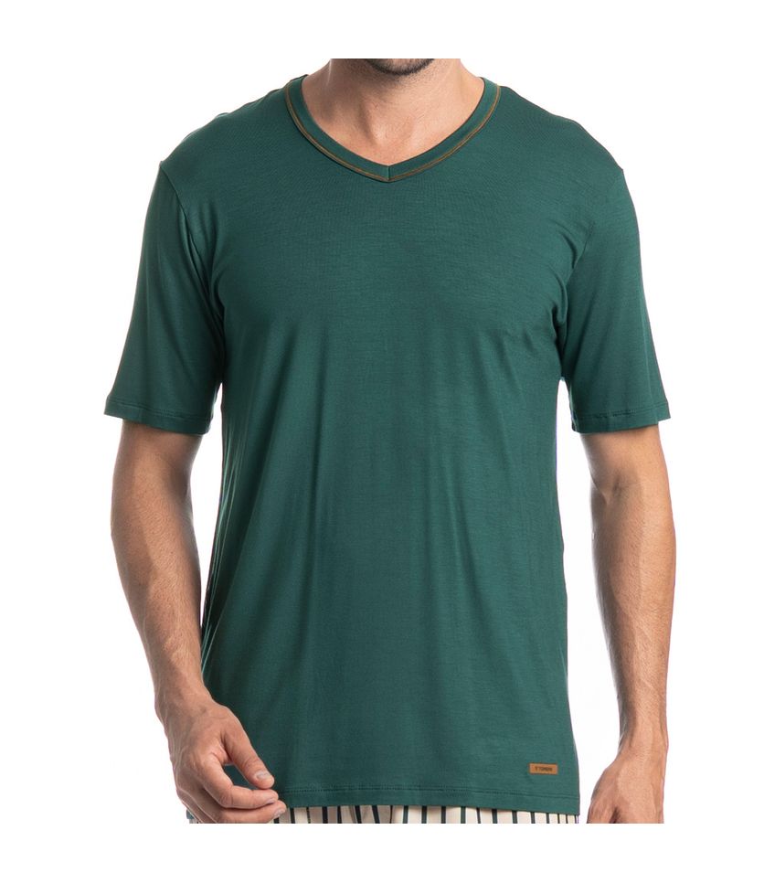 Pijama Masculino Curto Tombini - Imagem 5 - Desktop