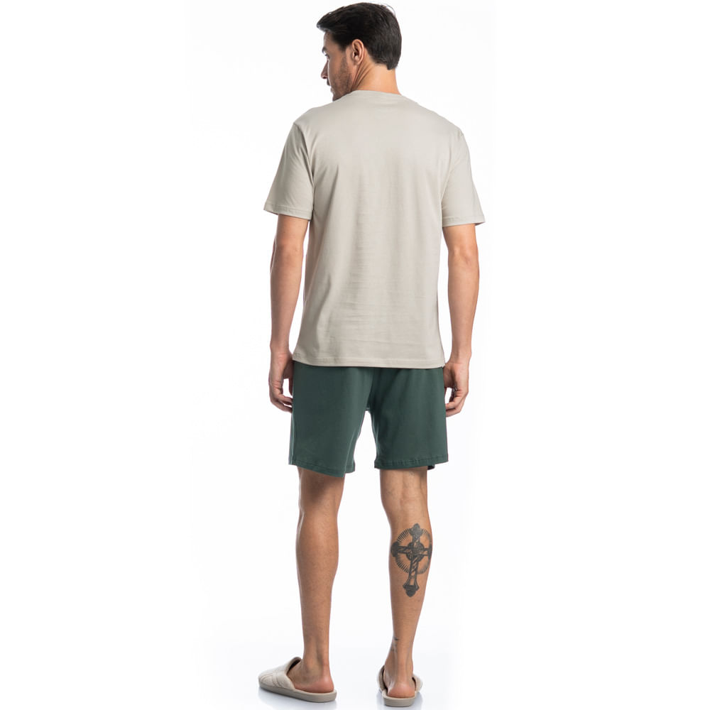 Pijama Masculino Curto Dado Tombini - Imagem 4 - Mobile