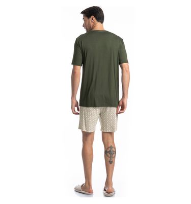 Pijama Masculino Curto Apolo Tombini - Imagem 4 - Mobile