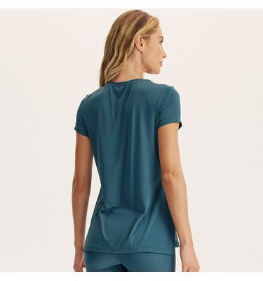 Camiseta Feminina Com Tela Dry-move Rebound Vivame - Imagem 2 - Mobile