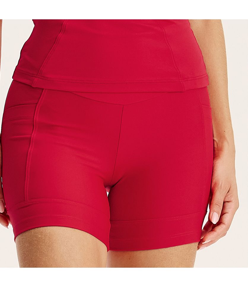 Shorts Médio Comfort Shape Com 2 Bolsos Rebound Vivame - Imagem 5 - Desktop