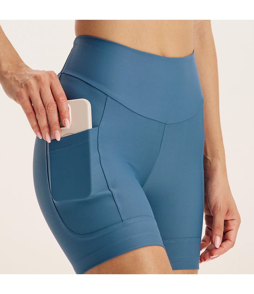 Shorts Médio Comfort Shape Com 2 Bolsos Rebound Vivame - Imagem 5 - Desktop