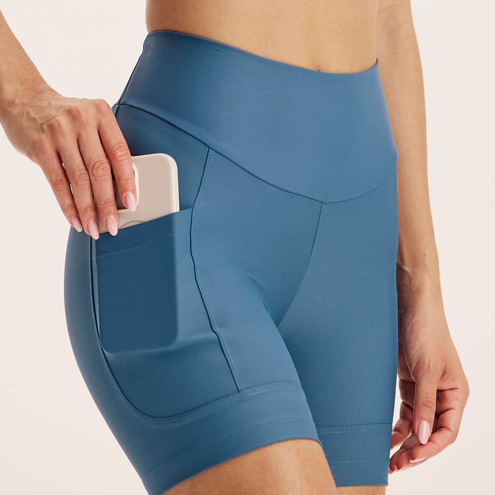 Shorts Médio Comfort Shape Com 2 Bolsos Rebound Vivame - Imagem 5 - Mobile