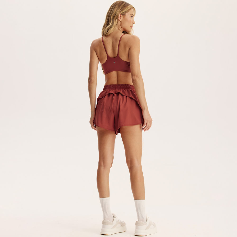 Shorts Feminino Duplo Run Harvest Vivame - Imagem 4 - Mobile
