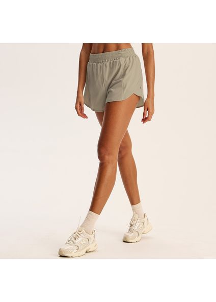 Shorts Feminino Duplo Run Valley Vivame Bege - Imagem 1