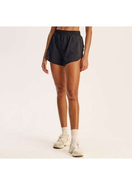Shorts Feminino Duplo Run Valley Vivame Preto - Imagem 1