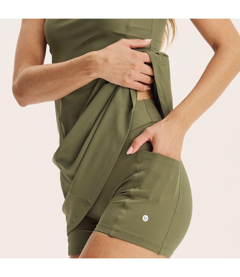 Vestido Com Short Essential Action Vivame - Imagem 5 - Desktop