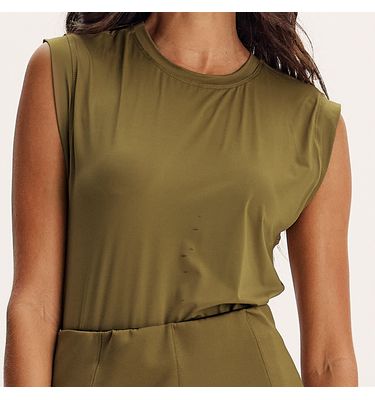 Regata Feminina Crop Muscle Align Vivame - Imagem 5 - Mobile