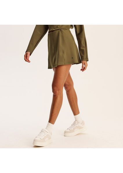Short Saia Evasê Neofit Align Vivame Verde - Imagem 1