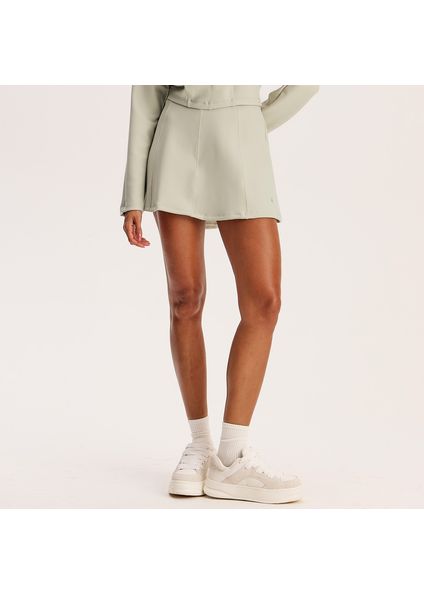 Short Saia Evasê Neofit Align Vivame Bege - Imagem 1