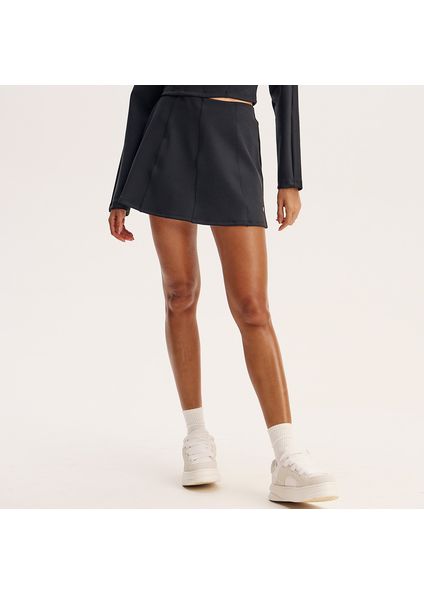 Short Saia Evasê Neofit Align Vivame Preto - Imagem 1