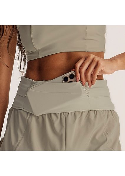 Cinto Valley Com Bolsos Bege - Imagem 1
