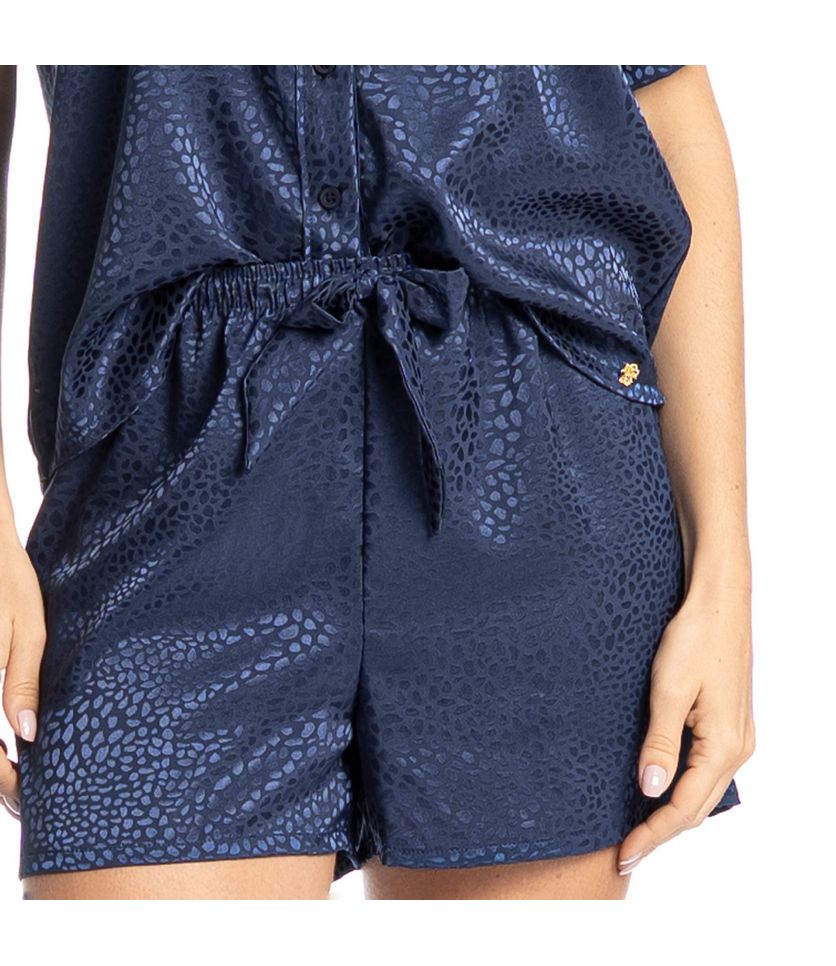 Pijama Feminino Curto Americano Marina - Imagem 5 - Desktop
