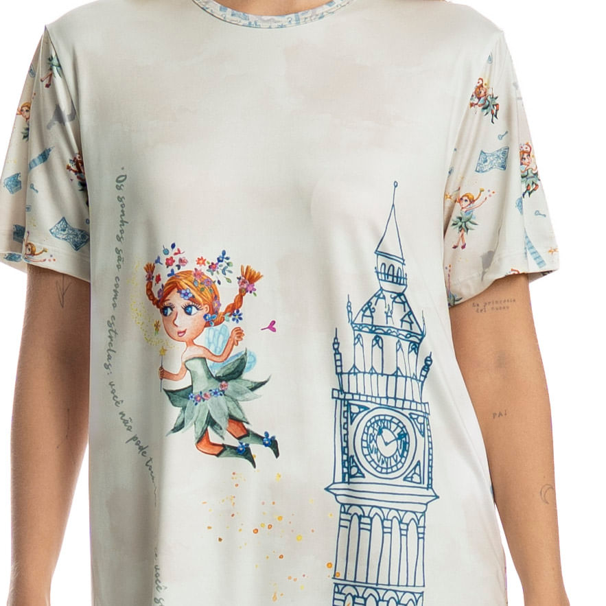 Camisão Curto Sininho - Imagem 5 - Mobile