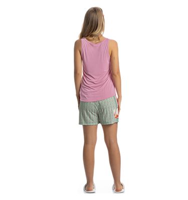 Pijama Feminino Curto Regata Lyla Sports - Imagem 4 - Mobile