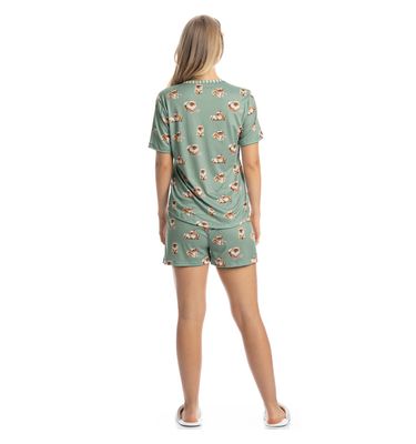 Pijama Curto Lyla Sports - Imagem 4 - Mobile
