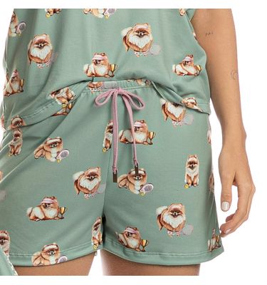 Pijama Curto Lyla Sports - Imagem 5 - Mobile