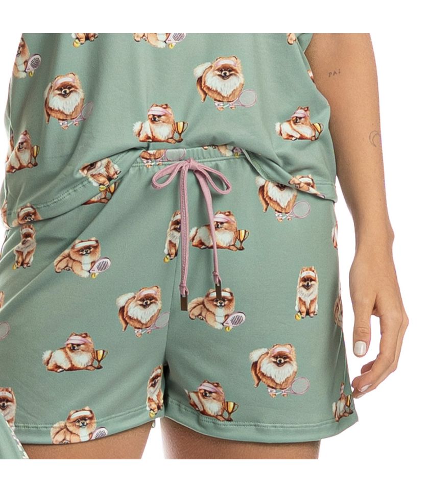 Pijama Curto Lyla Sports - Imagem 5 - Desktop