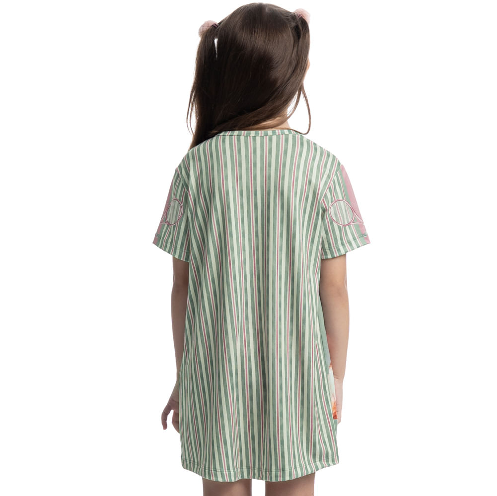 Camisão Curto Infantil Lyla Sports Verde - Imagem 2