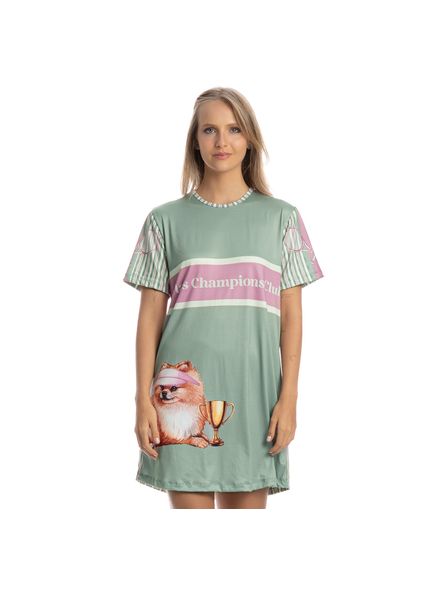 Camisão Curto Lyla Sports Verde - Imagem 1
