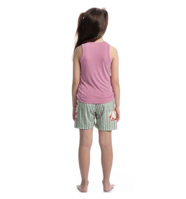 Pijama Infantil Curto Regata Lyla Sports - Imagem 4 - Mobile