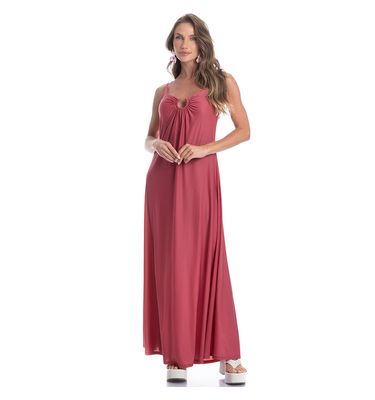 Vestido Longo Com Argola Romã - Imagem 3 - Mobile
