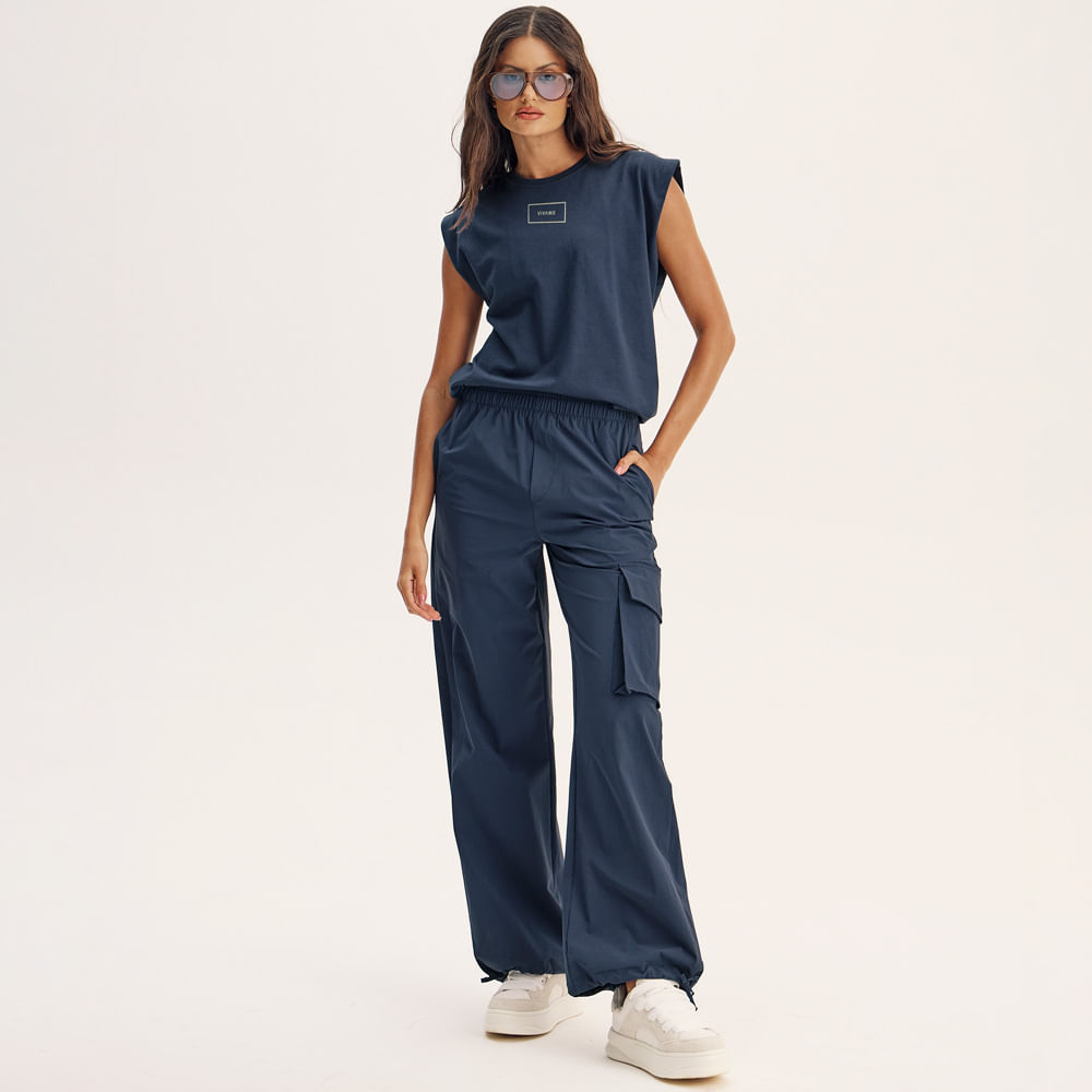 Calça Feminina Cargo Alfa Sport Vivame - Imagem 3 - Mobile