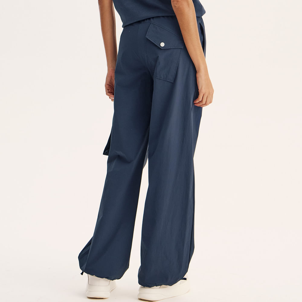 Calça Feminina Cargo Alfa Sport Vivame Azul-marinho - Imagem 2