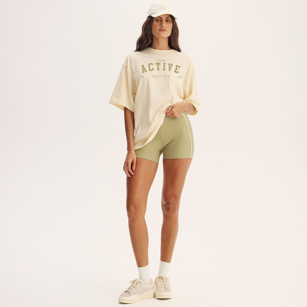 Camiseta Malha Oversized Alfa Sport - Imagem 3 - Mobile