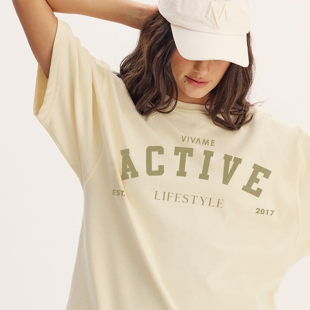 Camiseta Malha Oversized Alfa Sport - Imagem 5 - Mobile