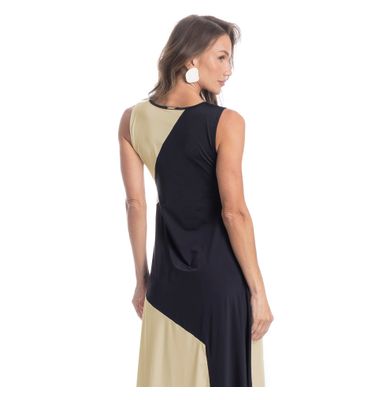 Vestido Bicolor Duomare - Imagem 2 - Mobile