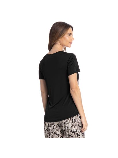 Pijama Feminino Pescador Com Renda Betina - Imagem 2 - Desktop