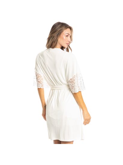 Robe Feminino Curto Com Renda Manu - Imagem 2 - Desktop