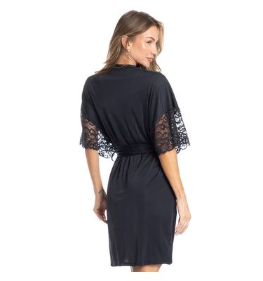 Robe Feminino Curto Com Renda Manu - Imagem 2 - Mobile