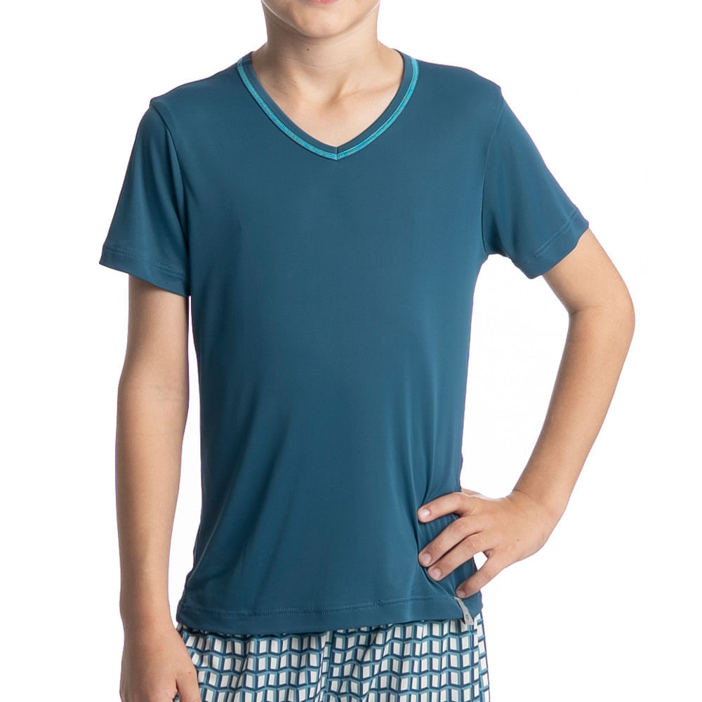 Pijama Masculino Curto Infantil Clóvis Tombini - Imagem 5 - Mobile