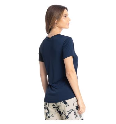 Pijama Feminino Pescador Com Renda Joana - Imagem 2 - Mobile