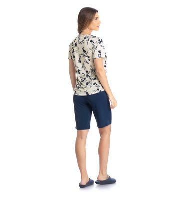 Pijama Feminino Bermuda Joana - Imagem 4 - Mobile