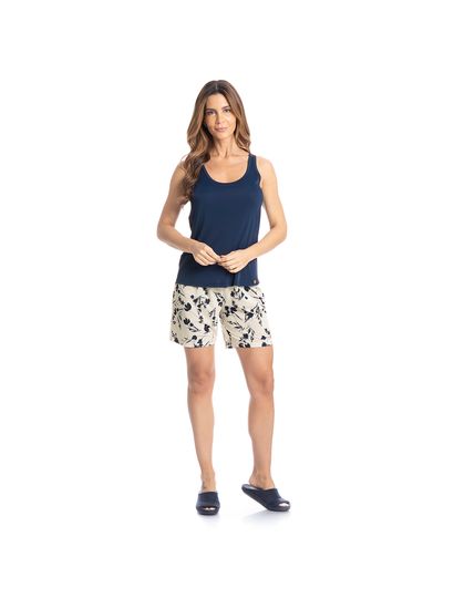 Pijama Feminino Shortão Regata Joana - Imagem 3 - Desktop
